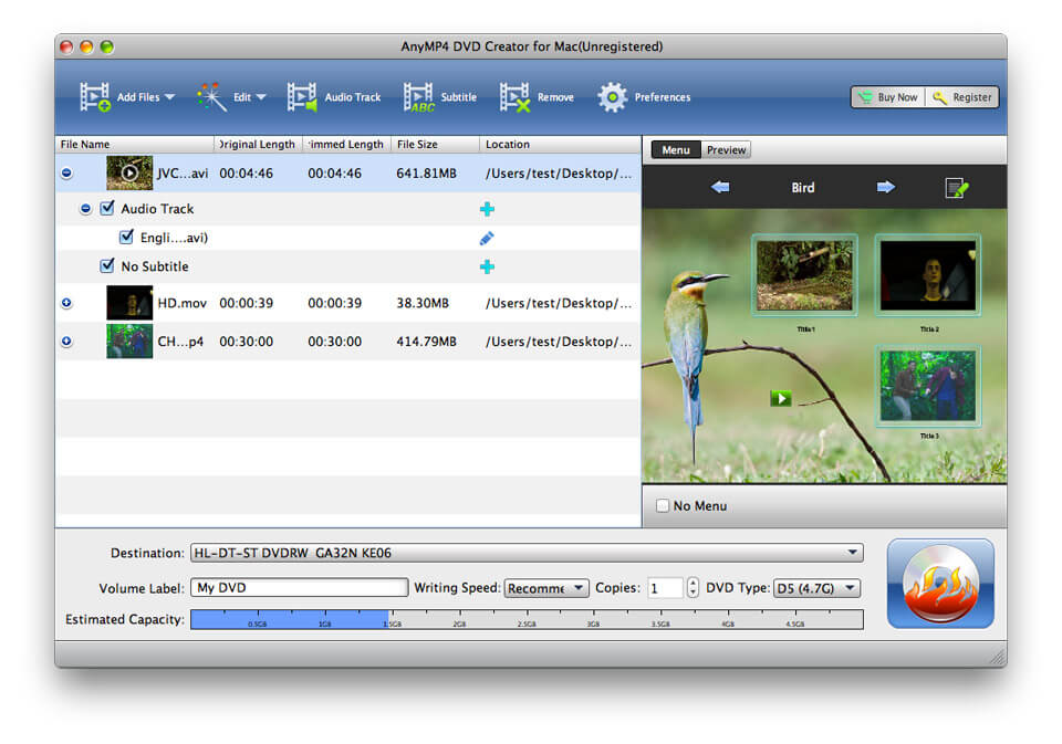 mp4 to dvd for mac free